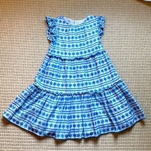 JCrew Girls' tiered ruffle-trim dress, size 8